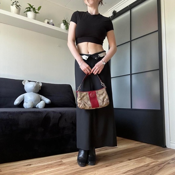 The Perfect Black Fold Over Maxi Skirt - Picture 2 of 8